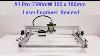 3 Axis Diy Cnc Router Kit Metal Engraving Wood Pcb Milllng Machine+5500mw Laser.